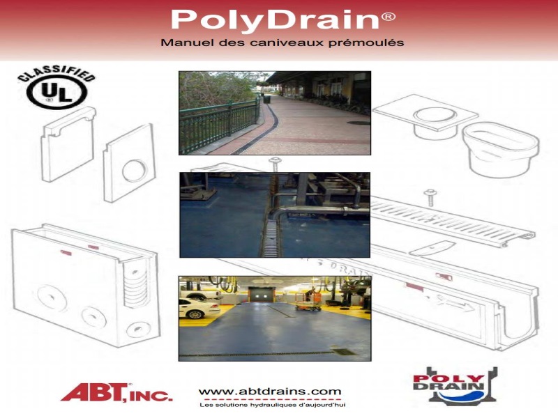 Catalogue produit ABT Drain : Polydrain